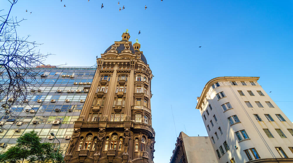 Historische Gebäude in San Telmo