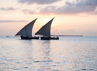 Sonnenuntergang in Stone Town