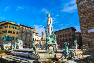 Neptunbrunnen am Piazza della Signoria