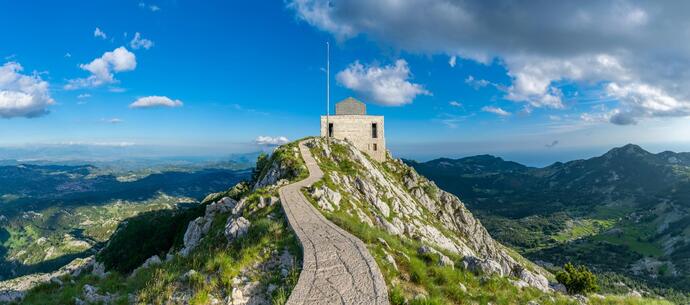 Njegos Mausoleum im Lovcen Nationalpark