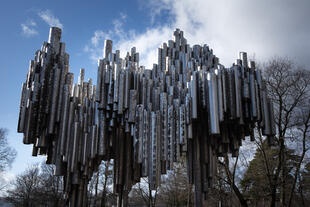 das Sibelius Denkmal in Helsinki 