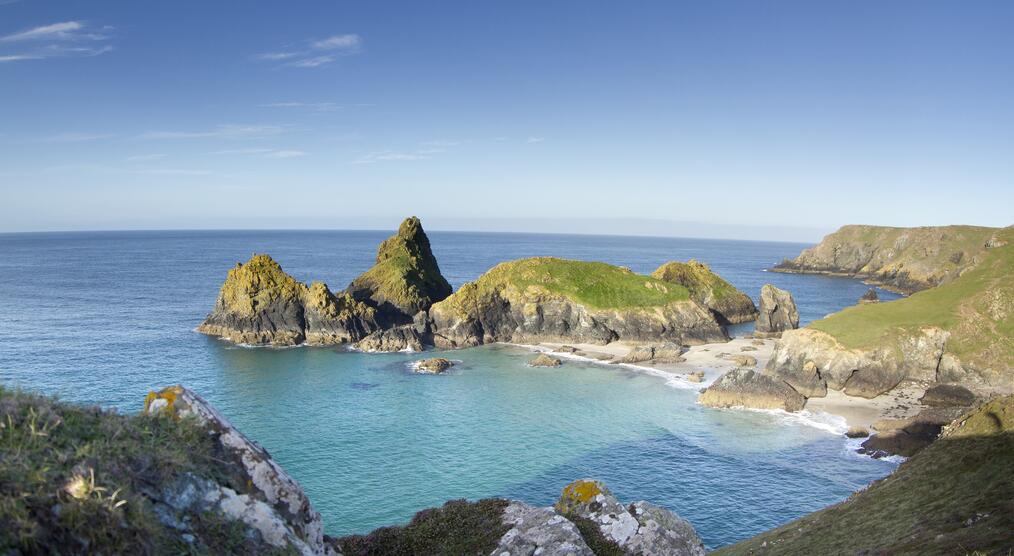 Küstenlandschaft der Kynance Cove