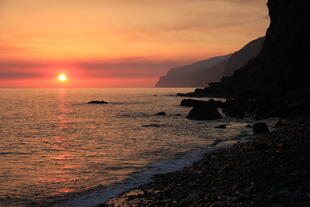 Sonnenuntergang am Strand