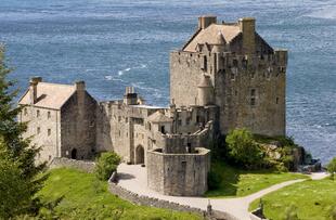 Eilean Donan Castle aus der Vogelperspektive