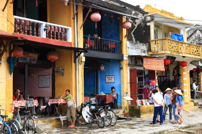 Straßenszene in Hoi An