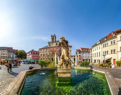 Marktplatz und Altstadt Weimar