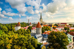 Blick auf Tallinn