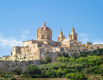 Blick auf Mdina