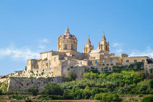 Blick auf Mdina