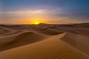 Landschaft in Erg Chebbi