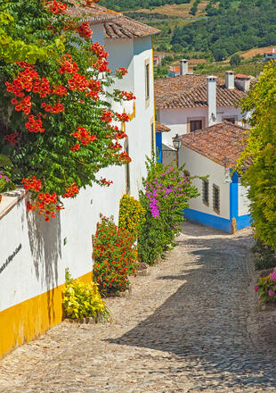 Straße in Obidos