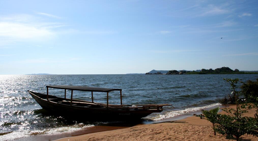 Strand am Viktoriasee