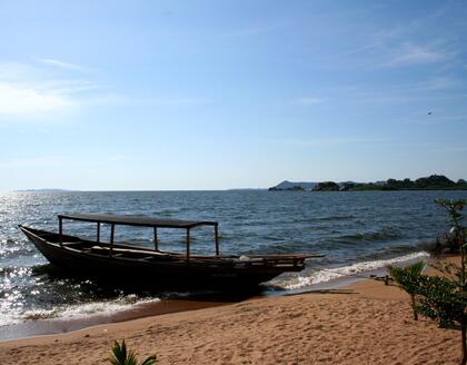 Strand am Viktoriasee