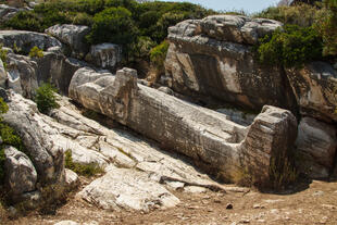 Die Apollon-/Dionysos-Statue bei Naxos 