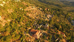 Mystras von oben