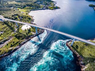 Saltstraumen Gezeitenstrom