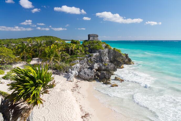 Strand in Tulum