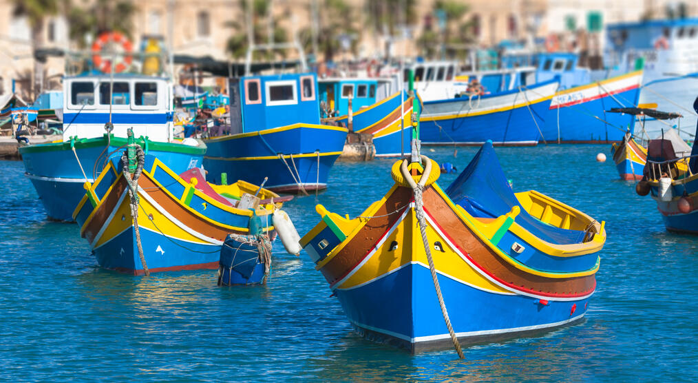 Bunte Boote in Marsaxlokk