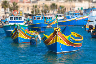 Bunte Boote in Marsaxlokk