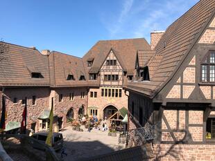 Innenhof in der Wartburg