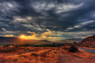 Sonnenaufgang in Osoyoos