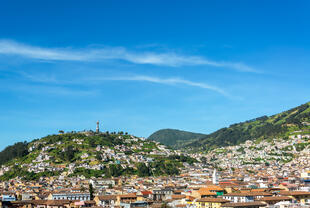 Blick auf Quito