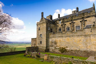 Blick aus dem Garten der Stirling Castle