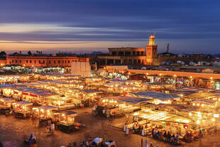 Djemaa el Fna square Marrakesch