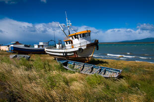 Schiffe in Puerto Natales