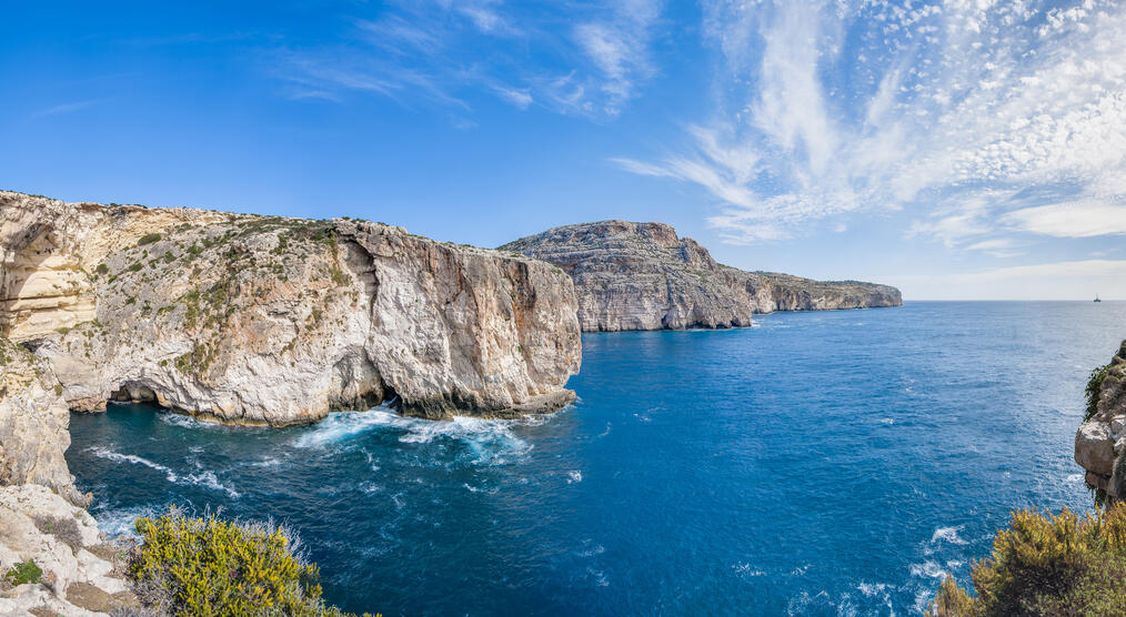 Panoramaaussicht über die Dingli Klippen