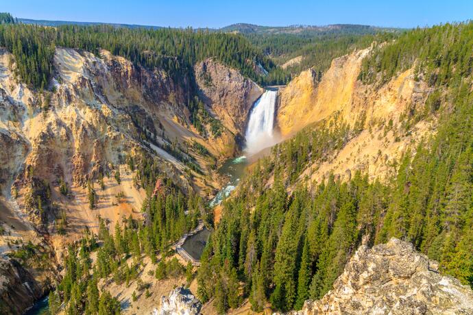 Grand Canyon des Yellowstone-Nationalpark