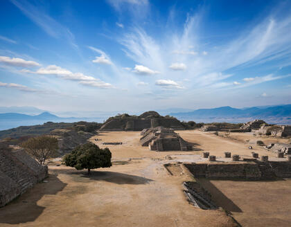 Blick auf Monte Alban