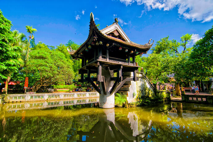 Einpfahl-Pagode in Hanoi 