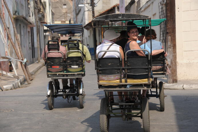 Bici Taxi fahren in Camagüey