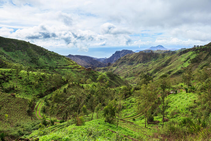 Blick durch die Serra Malagueta