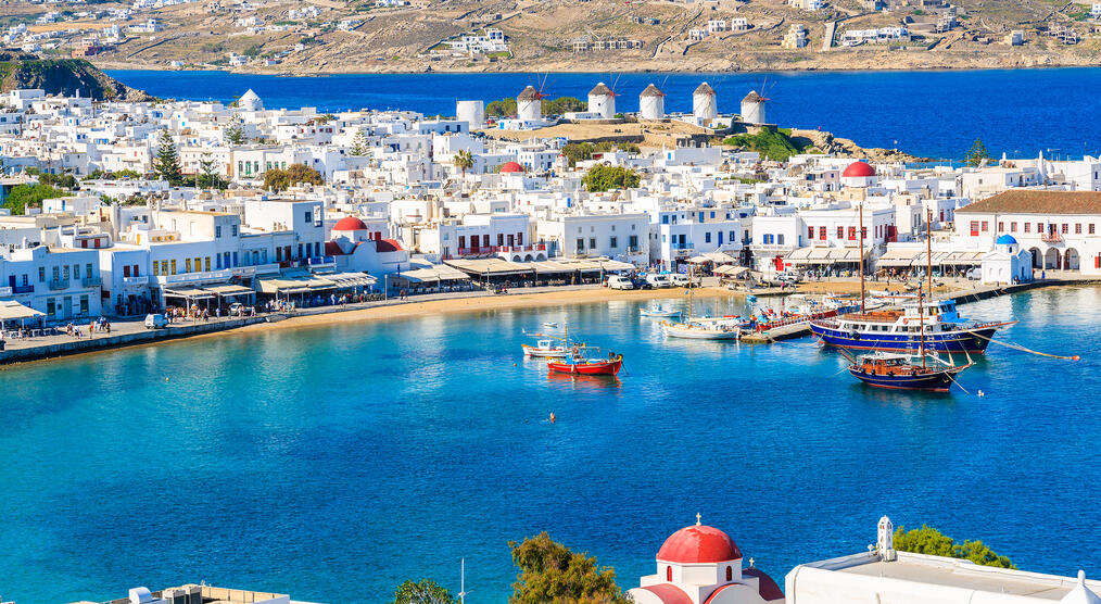 Hafen von Mykonos