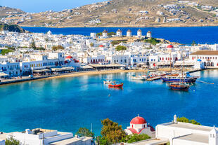 Hafen von Mykonos