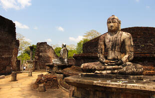 Statue in Polonnaruwa