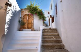 Gasse in Lindos