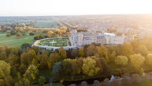 Herbstfärbung Windsor Castle