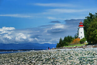 Leuchtturm auf Quadra Island 