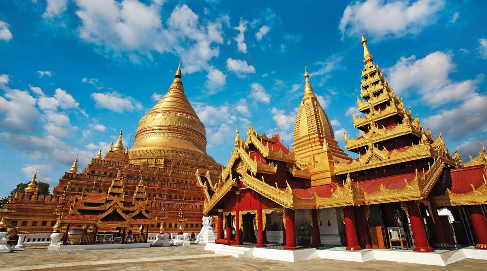 Shwedagon Pagode in Yangon