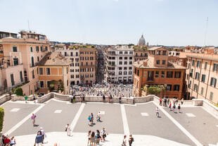 Ausblick von der Spanischen Treppe