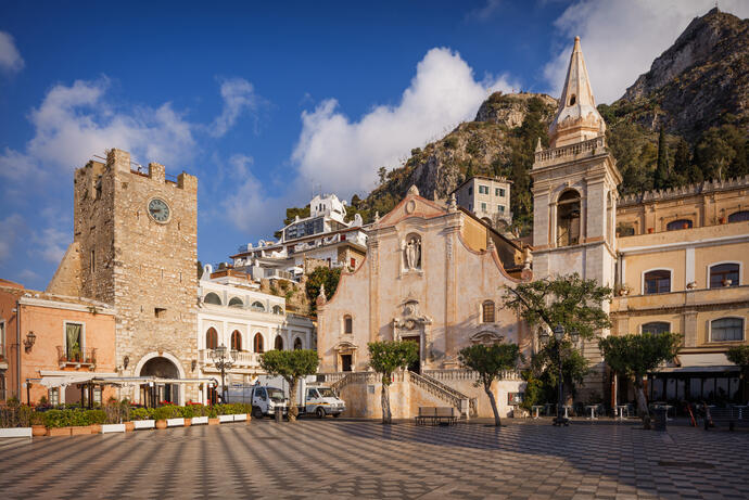 Taormina Hauptplatz