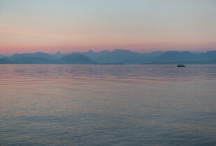 Fischerboot vor Quadra Island