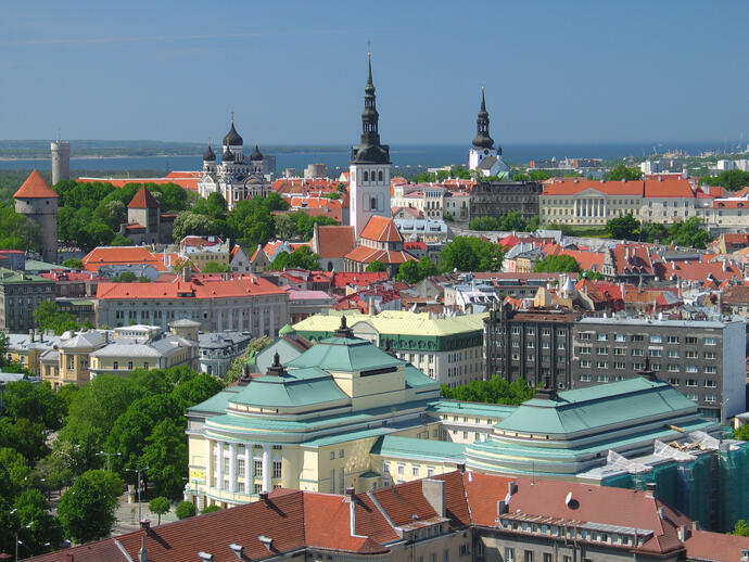 Ausblick auf Tallinn