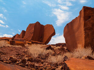 Sandsteinformation in Twyfelfontein