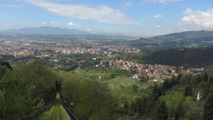 Ausblick von der Montecatini Therme