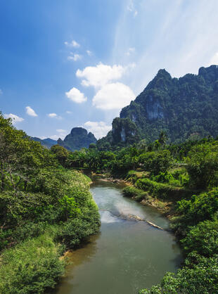 Fluss im Khao Sok Nationalpark