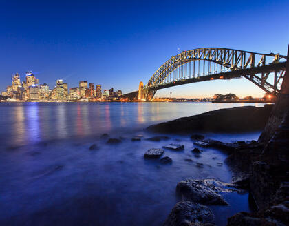 Harbour Bridge bei Sonnenuntergang 